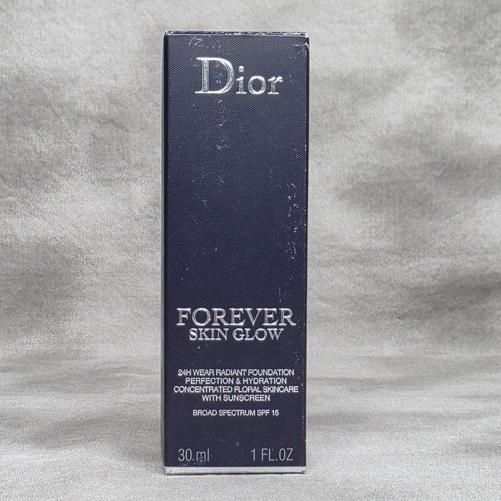 DIOR Forever Skin Glow 24 Hour Foundation 7W WARM/GLOW 1 oz NEW 11/23‎